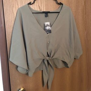 Green forever 21 top